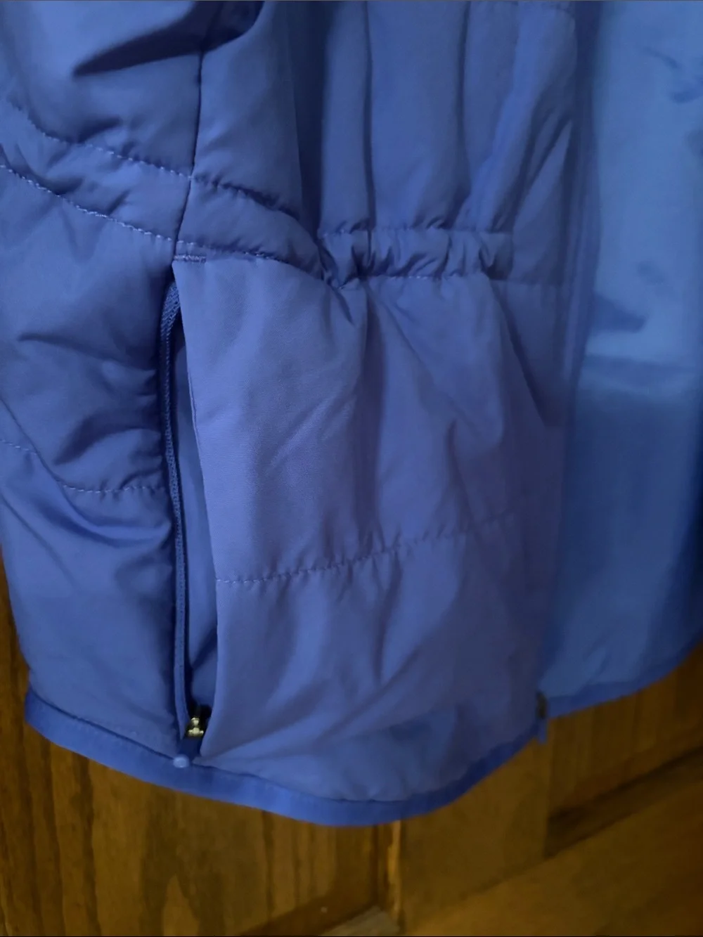 Nike Periwinkle Quilted Sleeveless Lightweight Vest